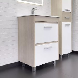 Тумба напольная Comforty Тулуза 61 с раковиной 60E Сосна лоредо 00-00016585CF