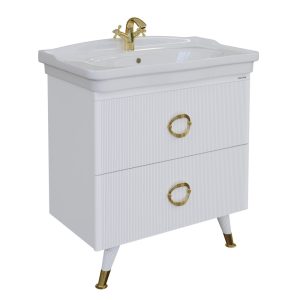 Тумба напольная Grossman Атрио 80 Белый глянцевый 108016