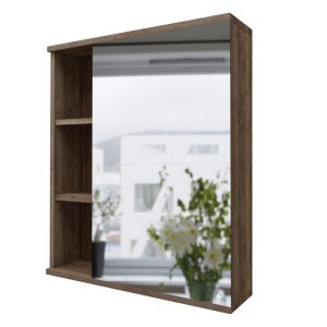 Шкаф зеркальный Grossman Форта 70 Дуб темный 2070022