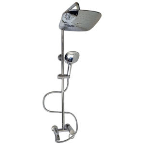 Душевая система Санакс с изливом Хром глянцевый 3074