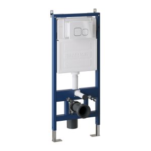 Инсталляция Grossman для скрытого монтажа унитаза + клавиша смыва Cosmo Белый глянцевый 97.02.000