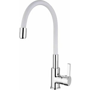 Смеситель для кухни Esko Coral Хром / Белый CL 519 W