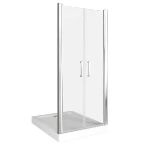 Душевая дверь Bas Pandora 90х185 Хром / Прозрачное Душевая дверь Bas Pandora 90х185 Хром / Прозрачное