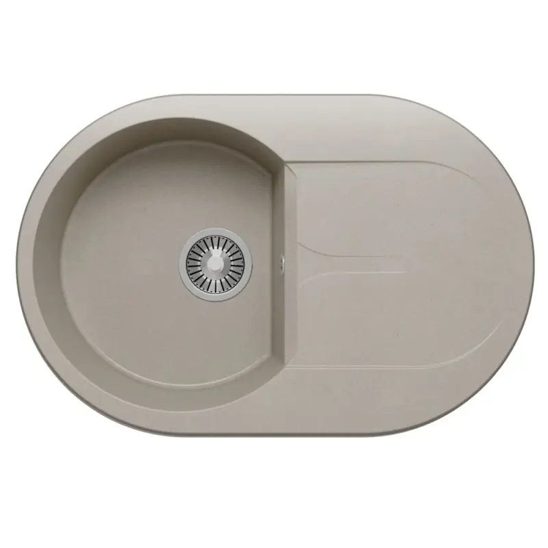 Мойка кухонная Polygran Atol 76 679009 Серый Мойка кухонная Polygran Atol 76 679009 Серый