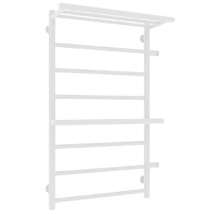 Полотенцесушитель водяной Laris Лавина П9 80х50 правый Белый матовый 73208029БМ