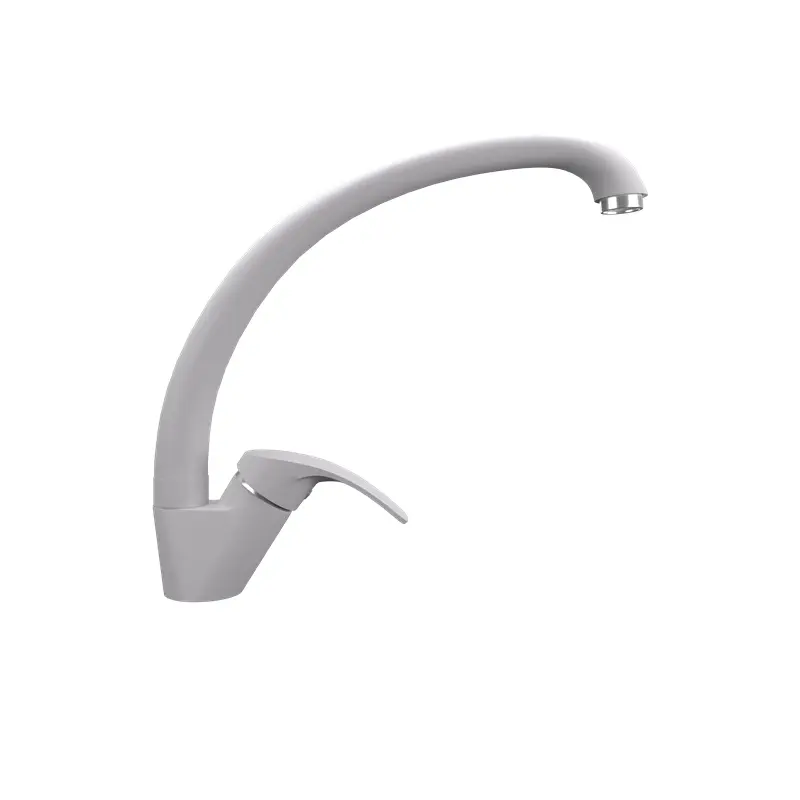 Смеситель для кухни Ulgran Quartz UQ-007-04 Платина Смеситель для кухни Ulgran Quartz UQ-007-04 Платина