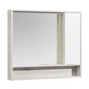 Шкаф зеркальный Aquaton Флай 100х91см Белый/Дуб крафт 1A237802FAX10 Шкаф зеркальный Aquaton Флай 100х91см Белый/Дуб крафт 1A237802FAX10