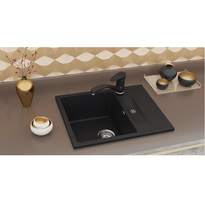 Смеситель для кухни Ulgran Classic U-003 U-003-342 Графит Смеситель для кухни Ulgran Classic U-003 U-003-342 Графит — изображение 2