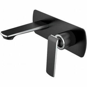 Смеситель встраиваемый Haiba HB548-7 Черный / Хром HB80548-7