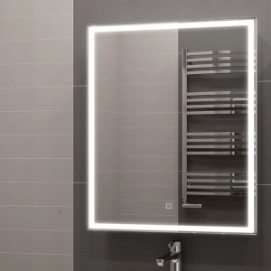 Шкаф зеркальный Агата Allure 60 левый с сенсором и розеткой Белый МВК002 Шкаф зеркальный Агата Allure 60 левый с сенсором и розеткой Белый МВК002