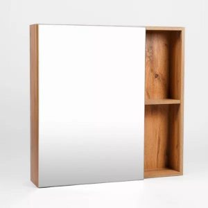 Шкаф зеркальный Viant Бостон 50 Дуб Вотан VBOS50-ZSH