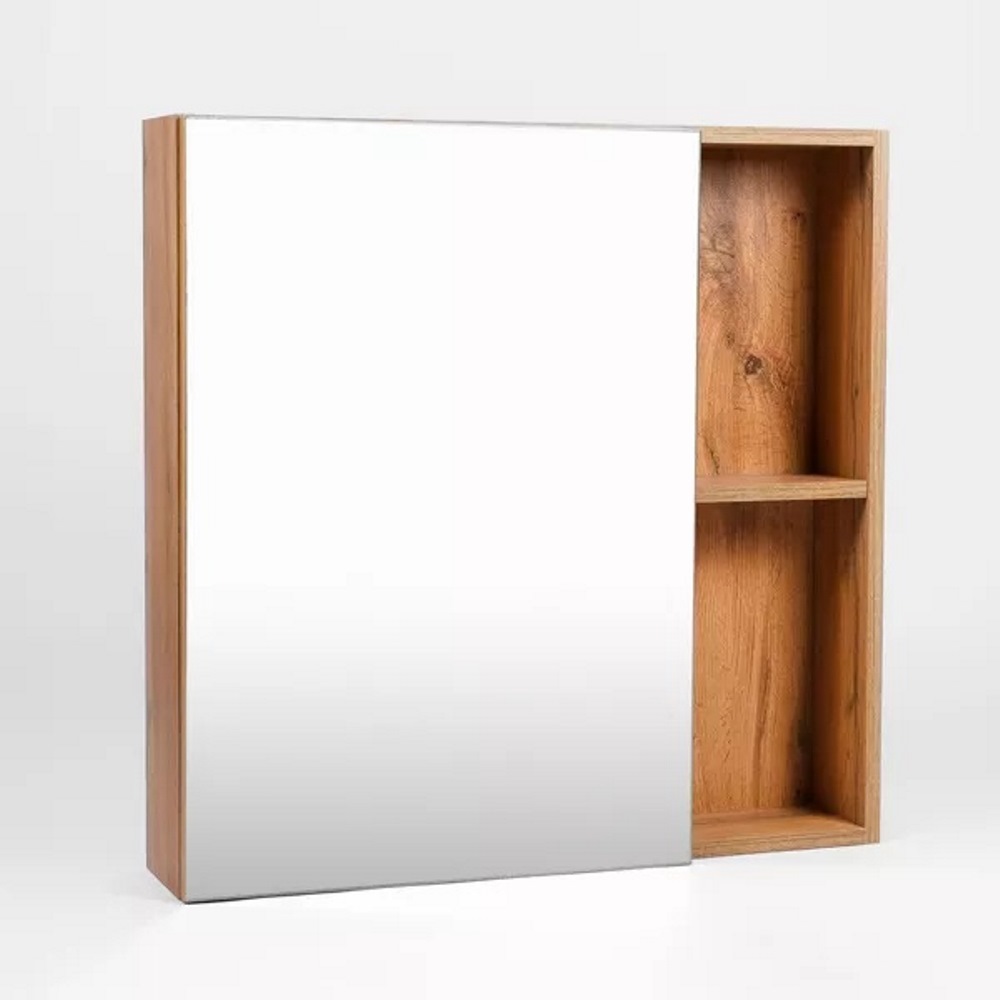 Шкаф зеркальный Viant Бостон 50 Дуб Вотан VBOS50-ZSH Шкаф зеркальный Viant Бостон 50 Дуб Вотан VBOS50-ZSH